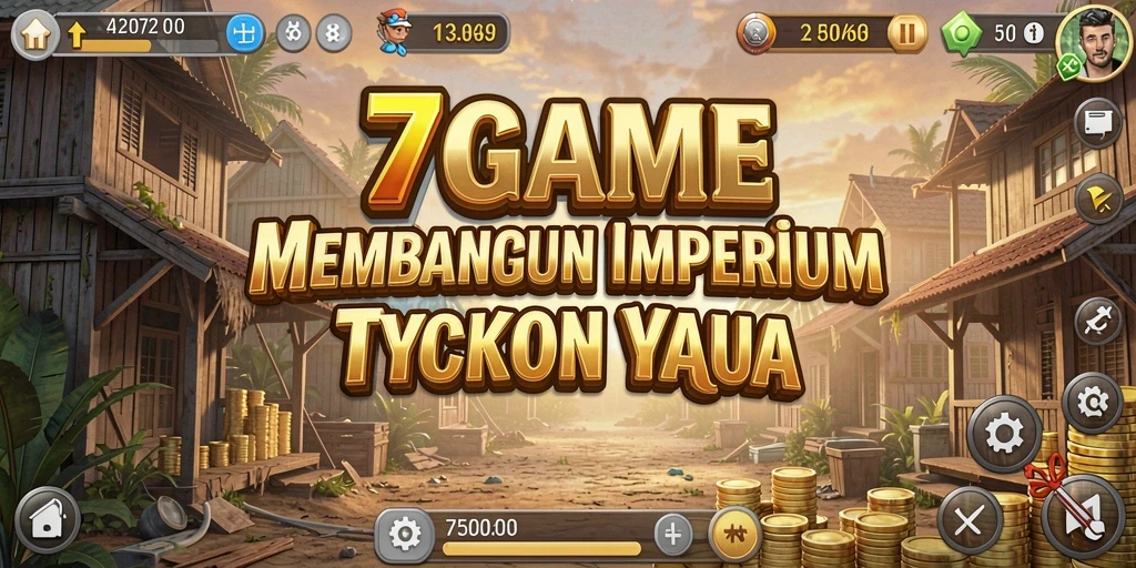 Tampilan gameplay Tycoon yang menarik dan penuh warna.