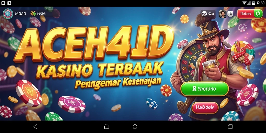 Tampilan gameplay menarik dari aplikasi kasino ACEH4D.