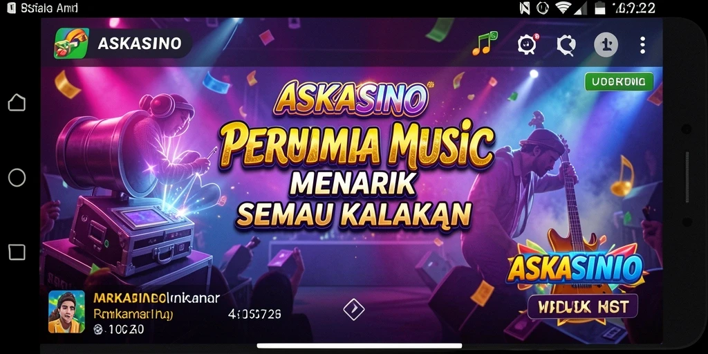 Tangkapan layar gameplay ASKASINO dengan grafis menarik dan antarmuka interaktif.