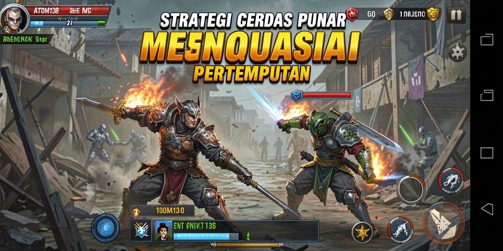 Screenshot gameplay ATOM138 dengan aksi strategi seru.