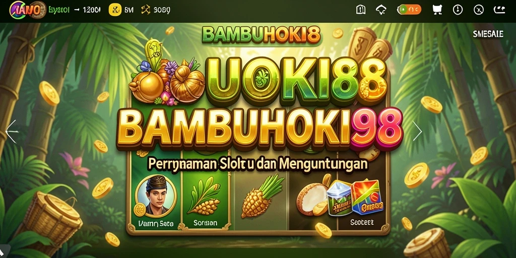 Screenshot utama dari gameplay BAMBUHOKI88 yang menarik dan penuh warna.