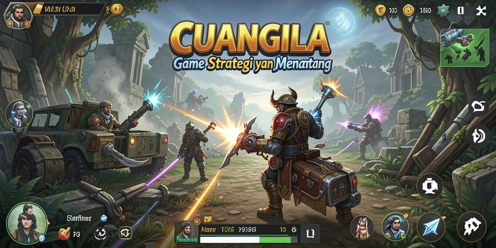 Tampilan gameplay <strong>CUANGILA</strong> yang penuh strategi dan tantangan.
