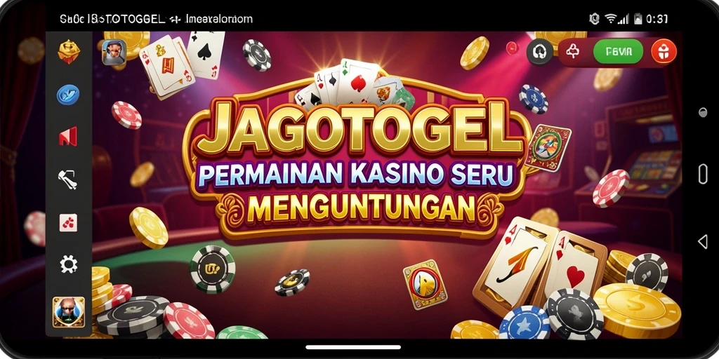 Tampilan gameplay kasino JAGOTOGEL yang mengasyikkan dan penuh warna.