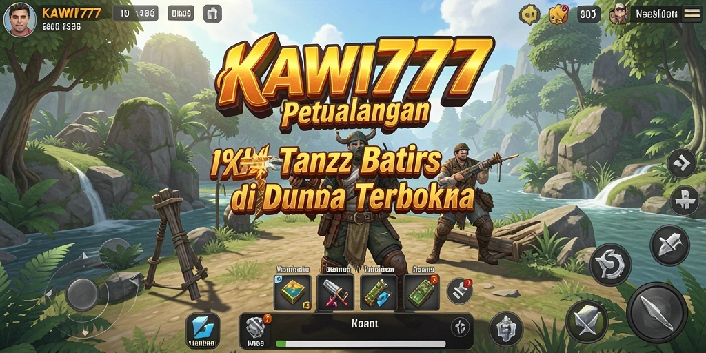Tangkapan layar KAWI777 menampilkan pengalaman eksplorasi yang menyenangkan di dunia terbuka.