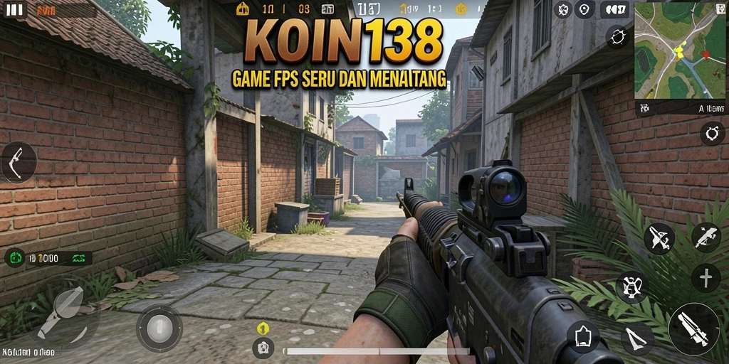Gameplay mendebarkan di KOIN138 dengan aksi menembak seru.