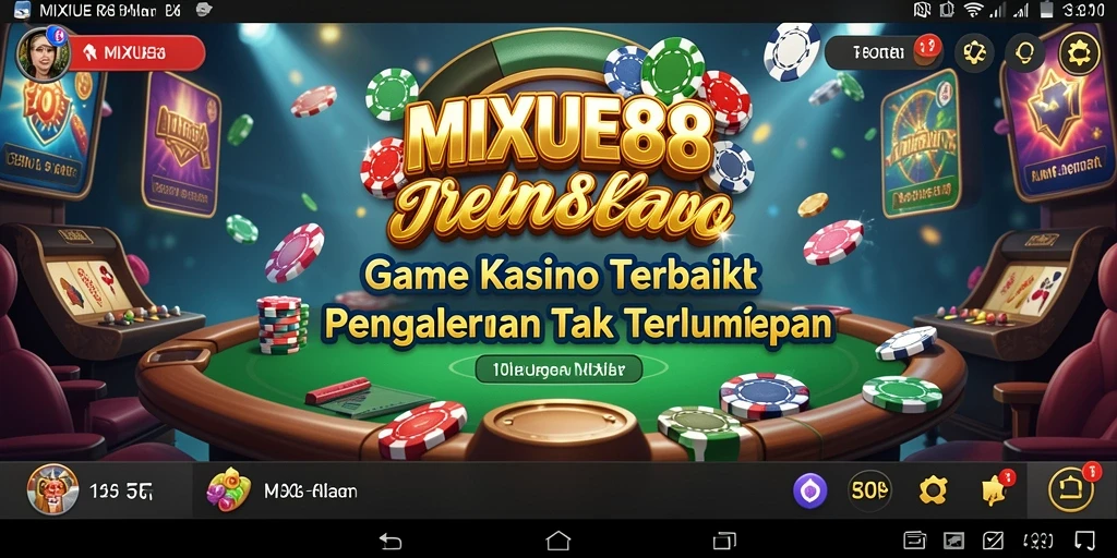 Screenshot MIXUE88 menampilkan gameplay kasino yang mengasyikkan dan interaktif.