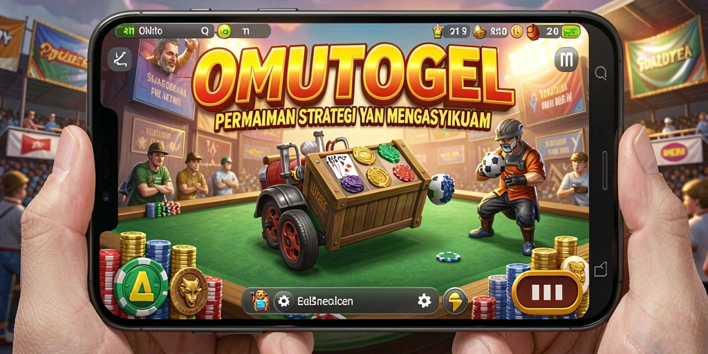 Tampilan gameplay menarik dalam OMUTOGEL yang menunjukkan pertarungan strategis.