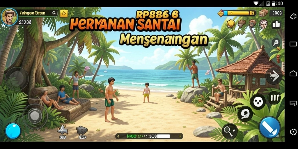 Tampilan gameplay RP886 yang menarik dan menghibur.