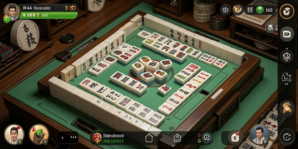 Screenshot menunjukkan gameplay Mahjong yang menegangkan dan menyenangkan.