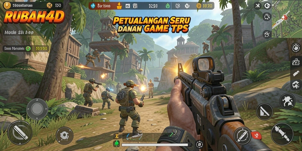 Tangkapan layar RUBAH4D menampilkan aksi seru dalam gameplay TPS.