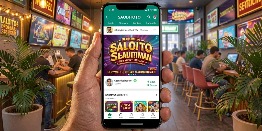 Tampilan gameplay seru dan menarik dari SAUDITOTO
