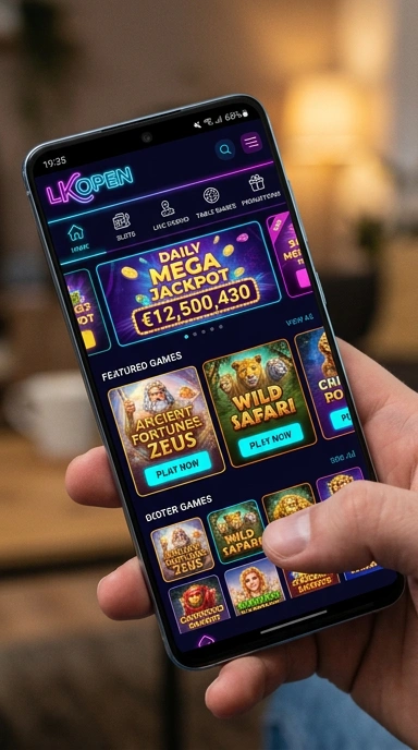 Screenshot aplikasi lkopen saat pengguna menjelajahi kategori daftar aplikasi.